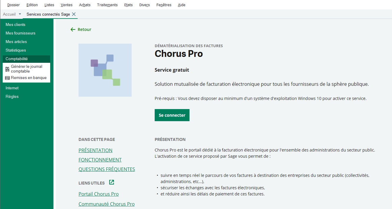 Chorus Pro et Sage 50cloud Ciel, le duo gagnant